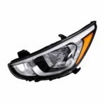 92101-1R730 / 92102-1R730 Hyundai Accent / '14 / Solaris '16 Yellow Electric Headlight Assembly