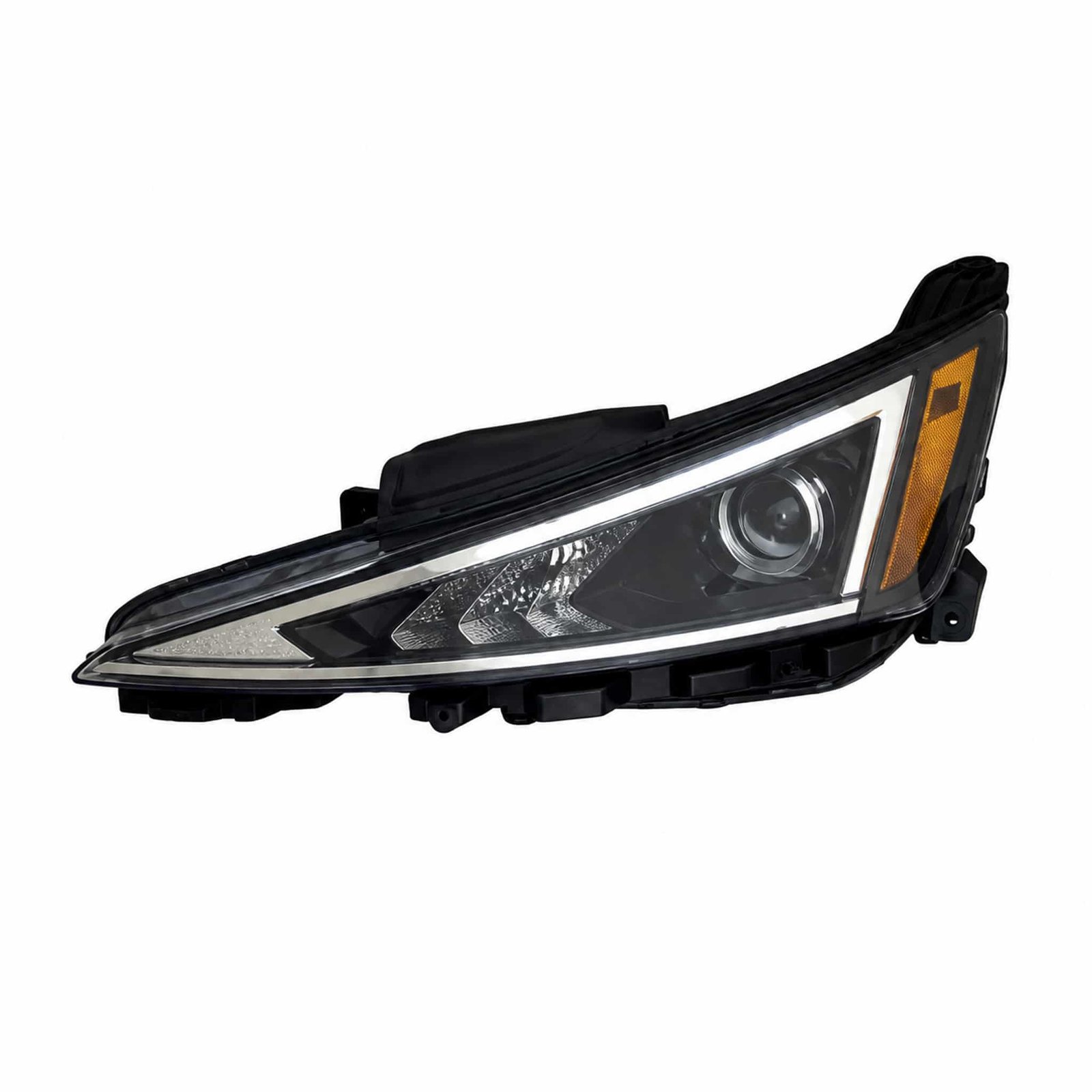 92102-F3500 Yellow Headlight Assembly for Hyundai Elantra'19 / Elantra'19 Usa 92102-F3500 Hyundai Elantra'19 / '19 Usa Yellow Headlight Assembly