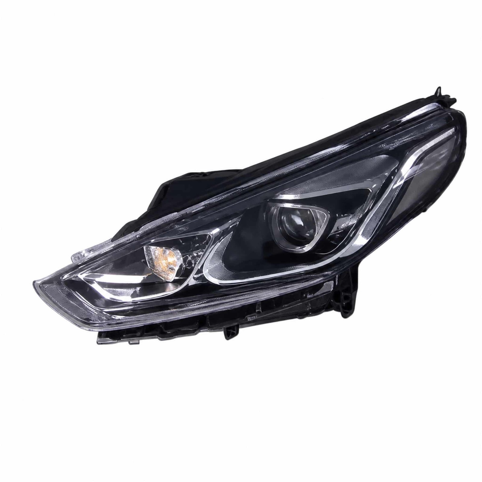 92101-C1620 / 92102-C1620 Headlight Assembly - Clear Side Marker for Hyundai Sonata '17 92101-C1620 / 92102-C1620 Hyundai Sonata '17 Headlight Assembly - Clear Side Marker