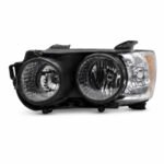 Daewoo Aveo '11 Headlight Assembly - Black Housing Multi-Reflector