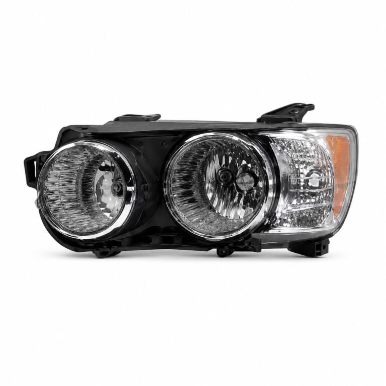 Daewoo Aveo '11 Headlight Assembly - Chrome Reflector Face