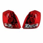 Daewoo Aveo '04 / '05 Tail Light Assembly - Rounded Triangular Pair