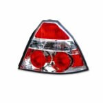 Daewoo Aveo '04 / '05 Tail Light Assembly - Single Triangular Multi-Lens Unit