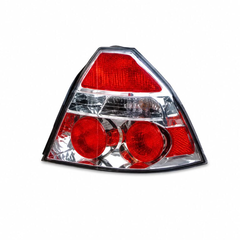 Daewoo Aveo '04 / '05 Tail Light Assembly - Single Triangular Multi-Lens Unit