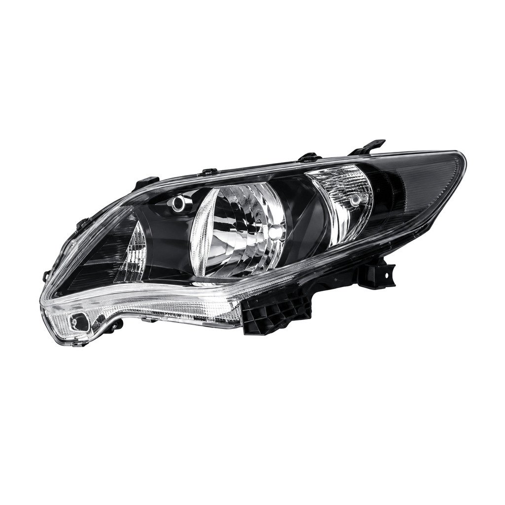 Headlight Assembly Black for TOYOTA Corolla '08 / Corolla '11 TOYOTA Corolla '08 / Corolla '11 Headlight Assembly Black