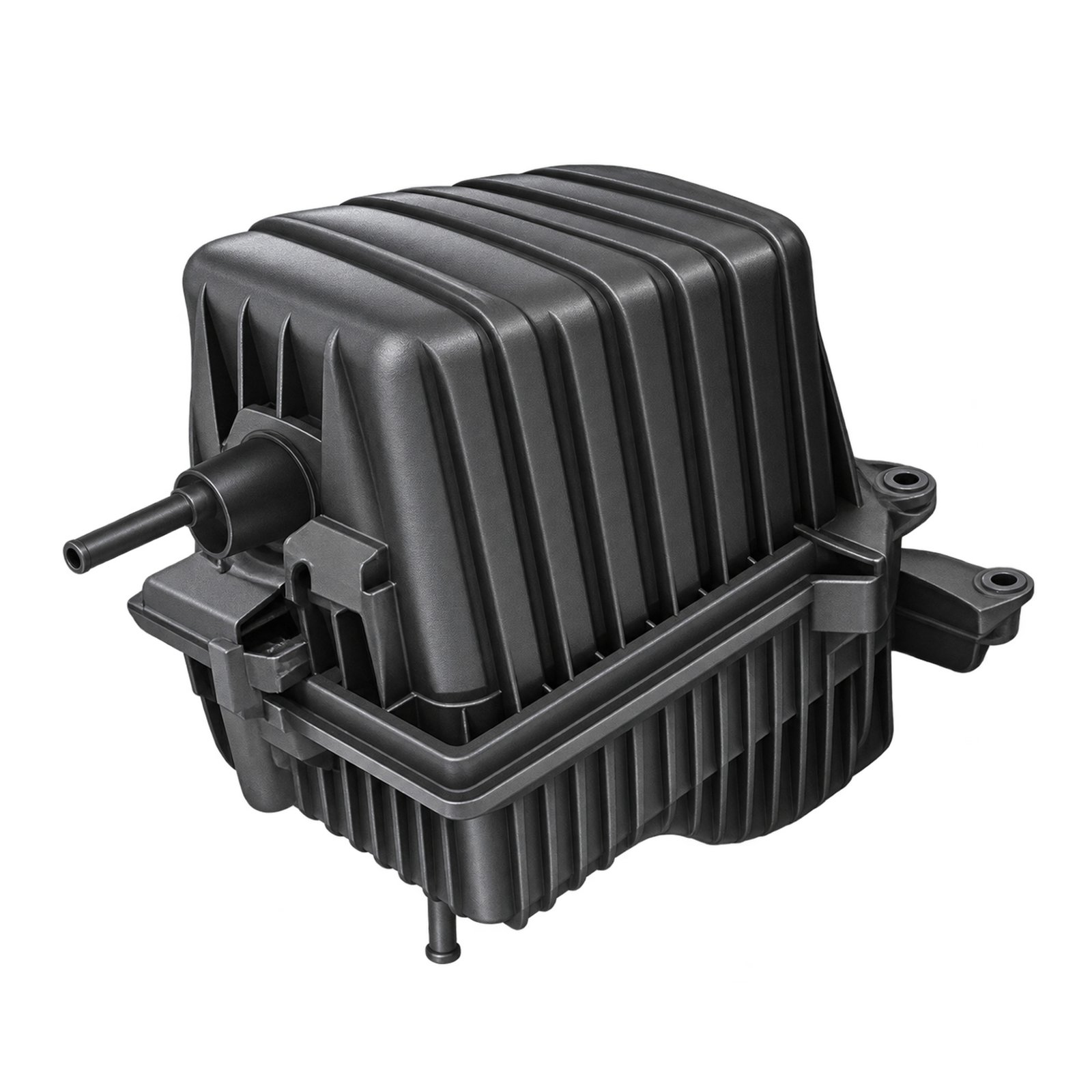 Air Cleaner Housing — Ribbed 1.4L Turbo Air-Cleaner Box 2016 Renegade 1.4L Turbo Air Cleaner Housing, US; deeply ribbed housing