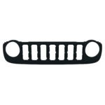 2016 Renegade Black Grille Frame, Excluding Limited; plain black outer frame