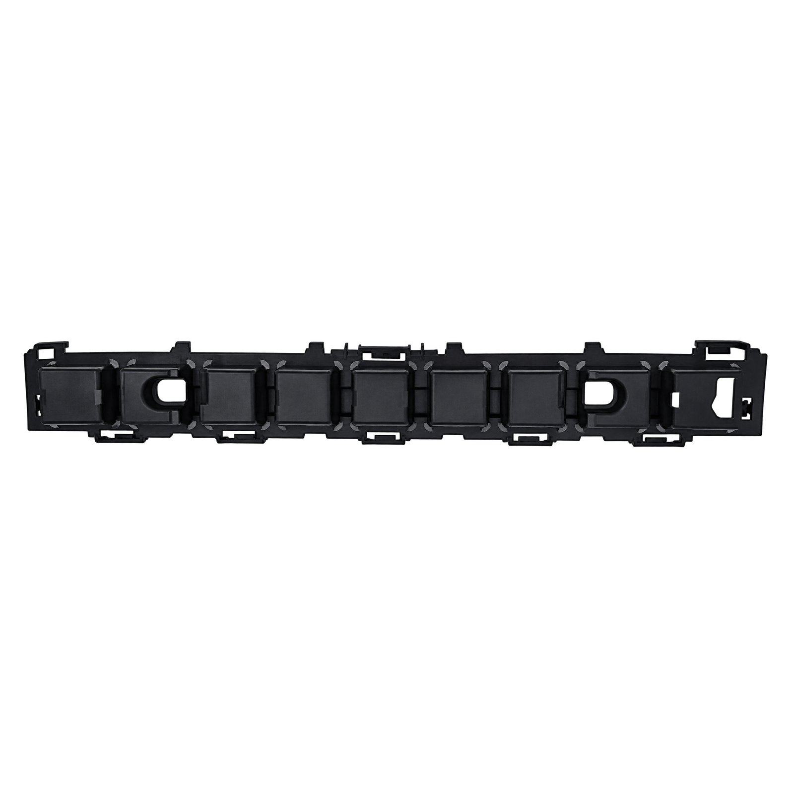 Centre Front Bumper Bracket — Cell-Ribbed Centre Retainer 2016 Renegade Centre Front Bumper Bracket; rectangular recessed sections