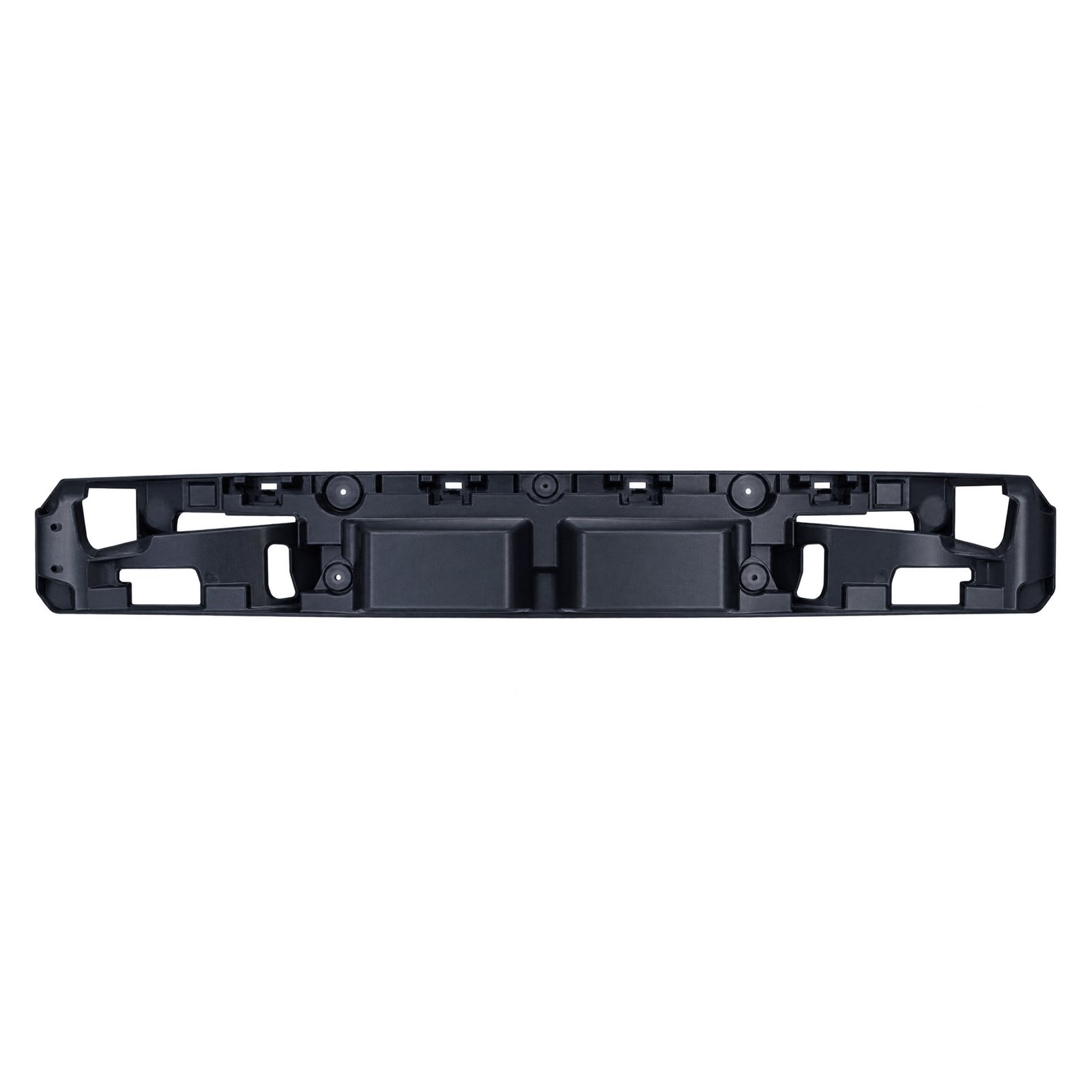 Centre Rear Bumper Bracket — Wide Centre Retainer 2016 Renegade Centre Rear Bumper Bracket; two raised centre areas