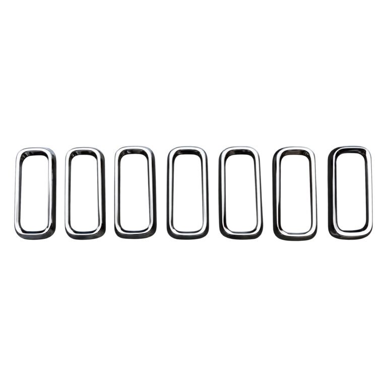2016 Renegade Chrome Upper Grille Surround; tall rounded-rectangle profile