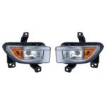 2016 Renegade Front Turn Signal Lamp; amber and clear lens sections