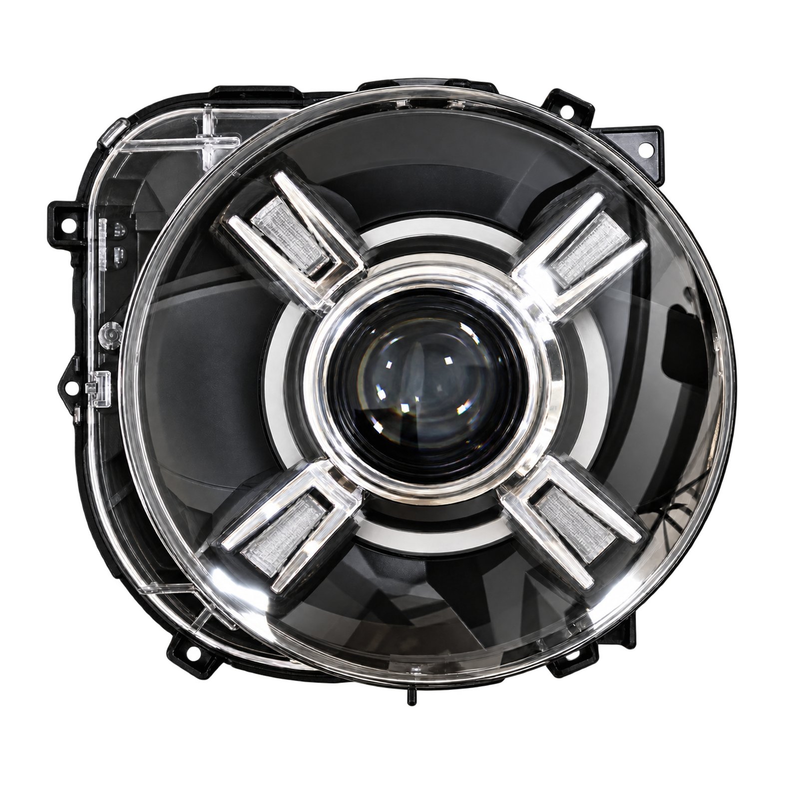 Headlight — Modified Headlight Face 2016 Renegade Headlight, Modification Version; central circular lens