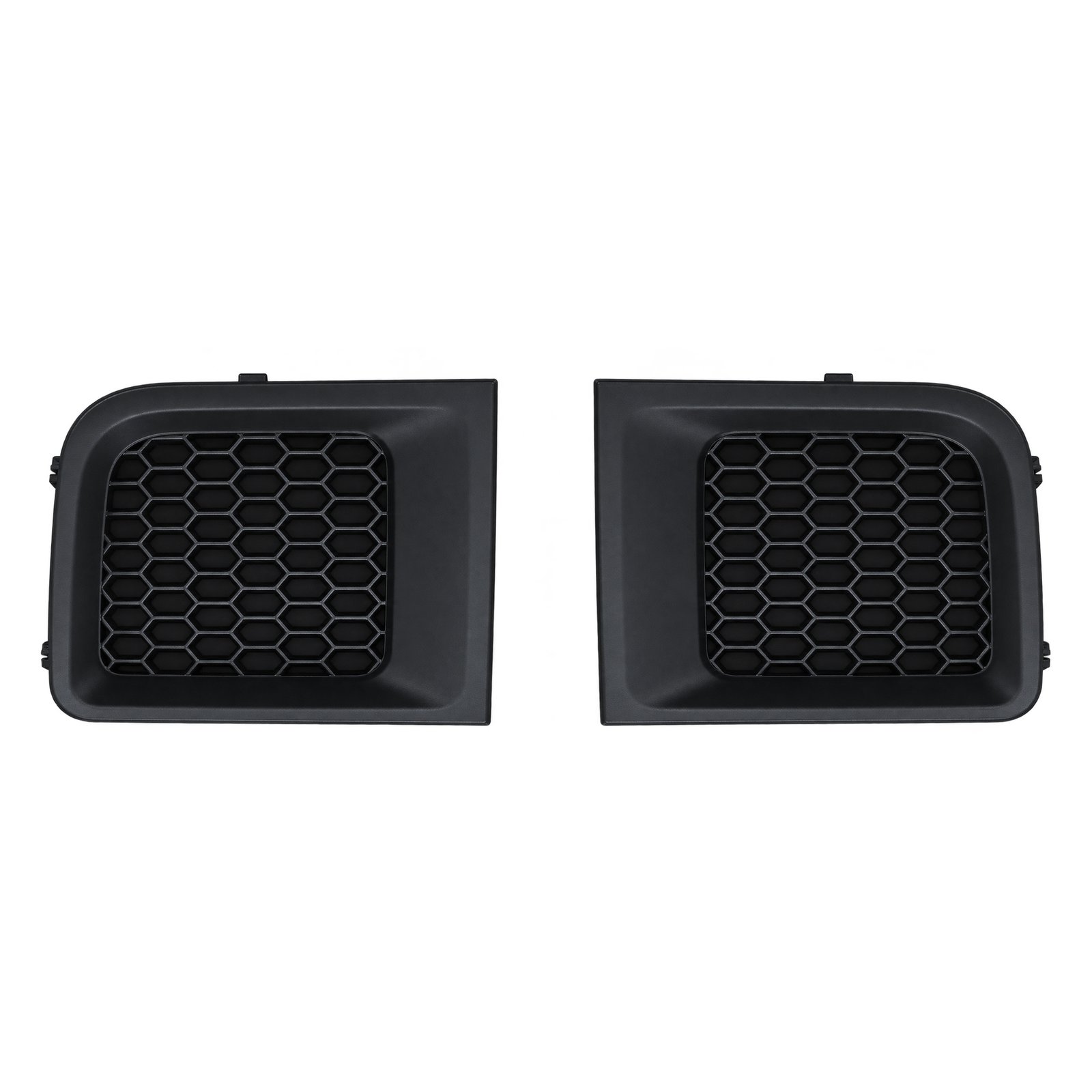 Lower Front Bumper Side Grille — Small Honeycomb Side Inserts 2016 Renegade Lower Front Bumper Side Grille; compact honeycomb opening