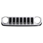 2016 Renegade Silver Grille Assembly; broad silver surround