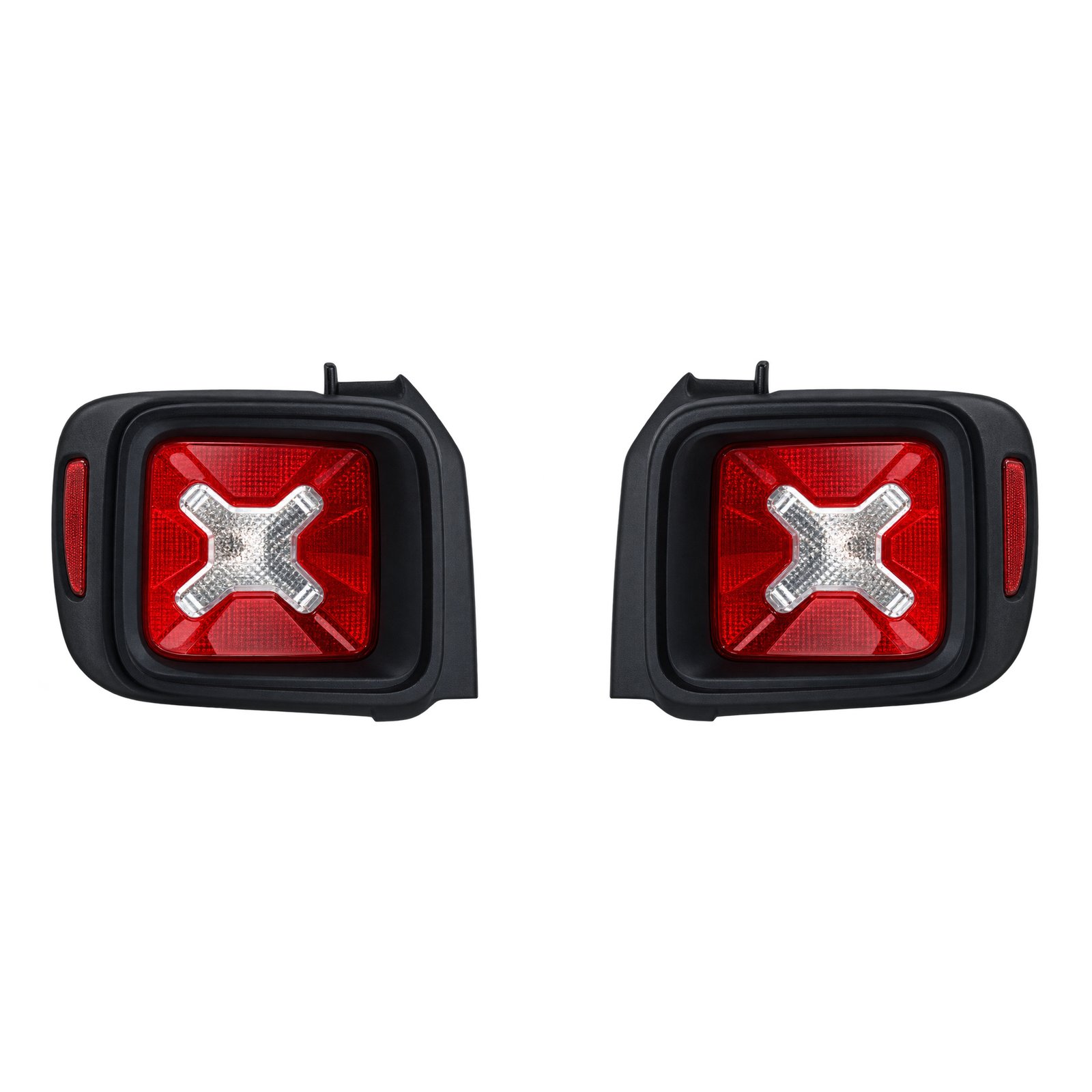 Tail Light — Lower-Trim Tail-Light Face 2016 Renegade Tail Light, Lower-Trim Version; clear X-shaped centre