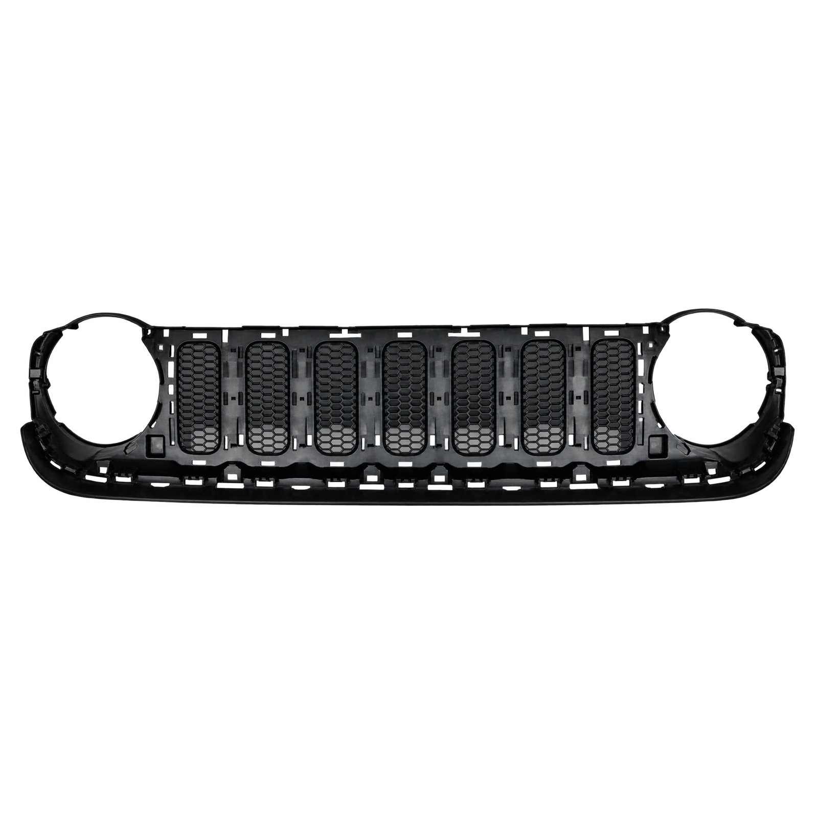 Upper Grille Base — Grille Base with Mesh Slots 2016 Renegade Upper Grille Base; seven narrow mesh sections