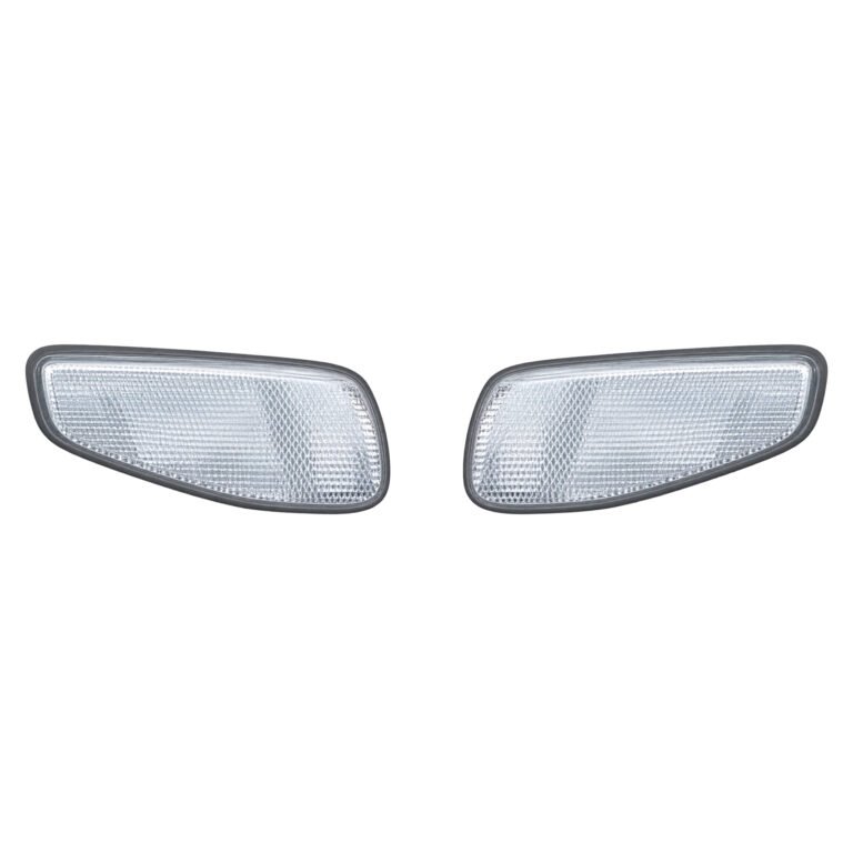 2016 Renegade White-Lens Side Marker Lamp; pale patterned lens