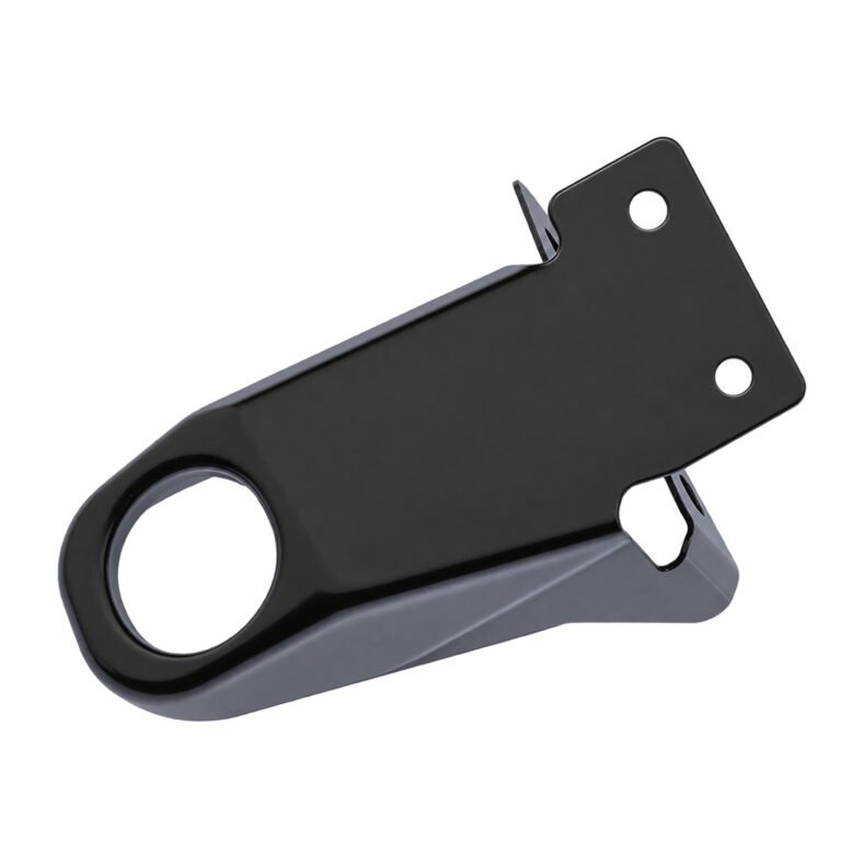 2019–2022 Cherokee 3.2L Left Lower Radiator Bracket; rounded end with large opening