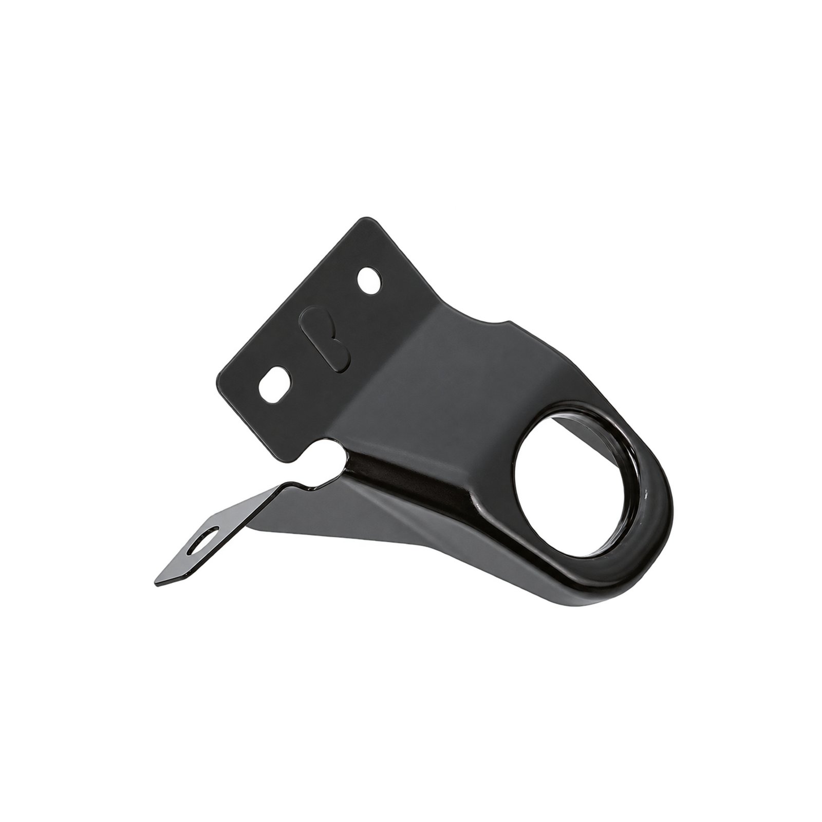 Lower Radiator Support Bracket — Left Lower Folded Bracket 2019–2023 Cherokee 2.0L Left Lower Radiator Bracket; large circular mounting opening