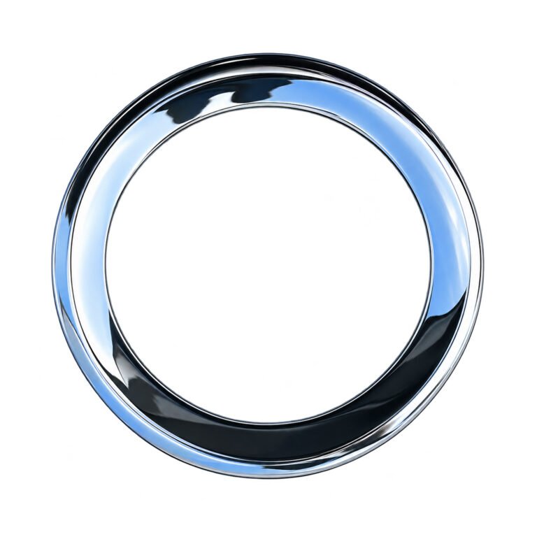 2019 Renegade Chrome Fog Lamp Bezel Ring; circular open centre