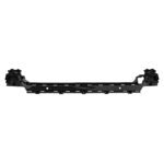 2022 Grand Commander Middle Rear Bumper, Matte Black; stepped lower attachment edge