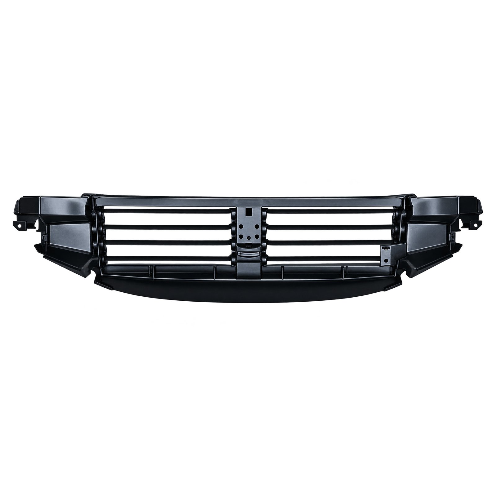 Air Intake Shutter Assembly (Small Section and Upper AGS Section) — Combined Shutter and Surround Air Intake Shutter Assembly for Grand Cherokee, horizontal slats within a broad surrounding frame