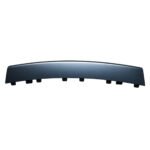 Dark Cherokee lower bumper trim panel with shallow curve, plain face and projecting lower attachment tabs