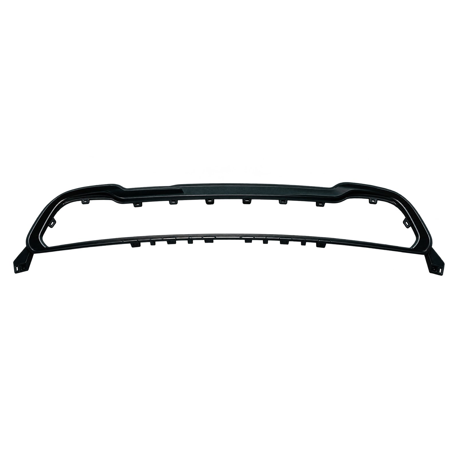 Jeep Cherokee Dark Open Surround with Stepped Upper Corners Dark Cherokee lower grille frame with stepped upper corners, open centre and small inward-facing tabs