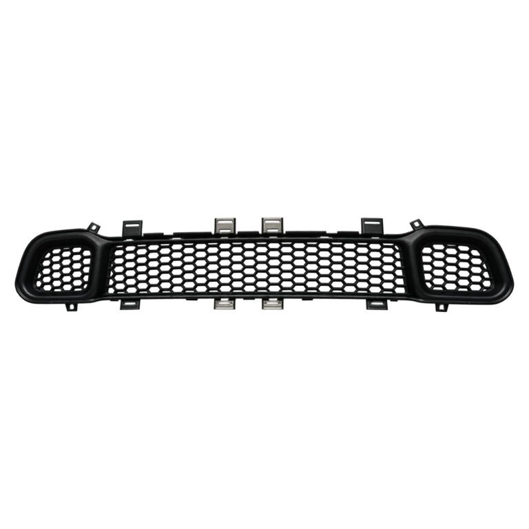 Cherokee lower grille with a long central mesh section, rounded end sections and rectangular fixing tabs