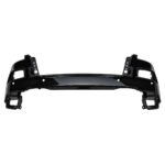 Cherokee upper front bumper with open corner sections, curved lower bar and small round apertures