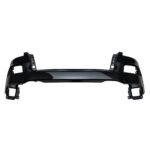 Cherokee upper front bumper cover with a broad curved face, tall upper arms and stepped side apertures