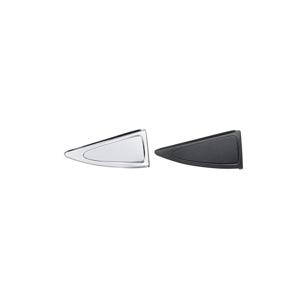 Mirror Triangle Cover (Chrome / Black) - Chery QQ / QQ '13 Mirror Triangle Cover (Chrome / Black) - Chery QQ / QQ '13