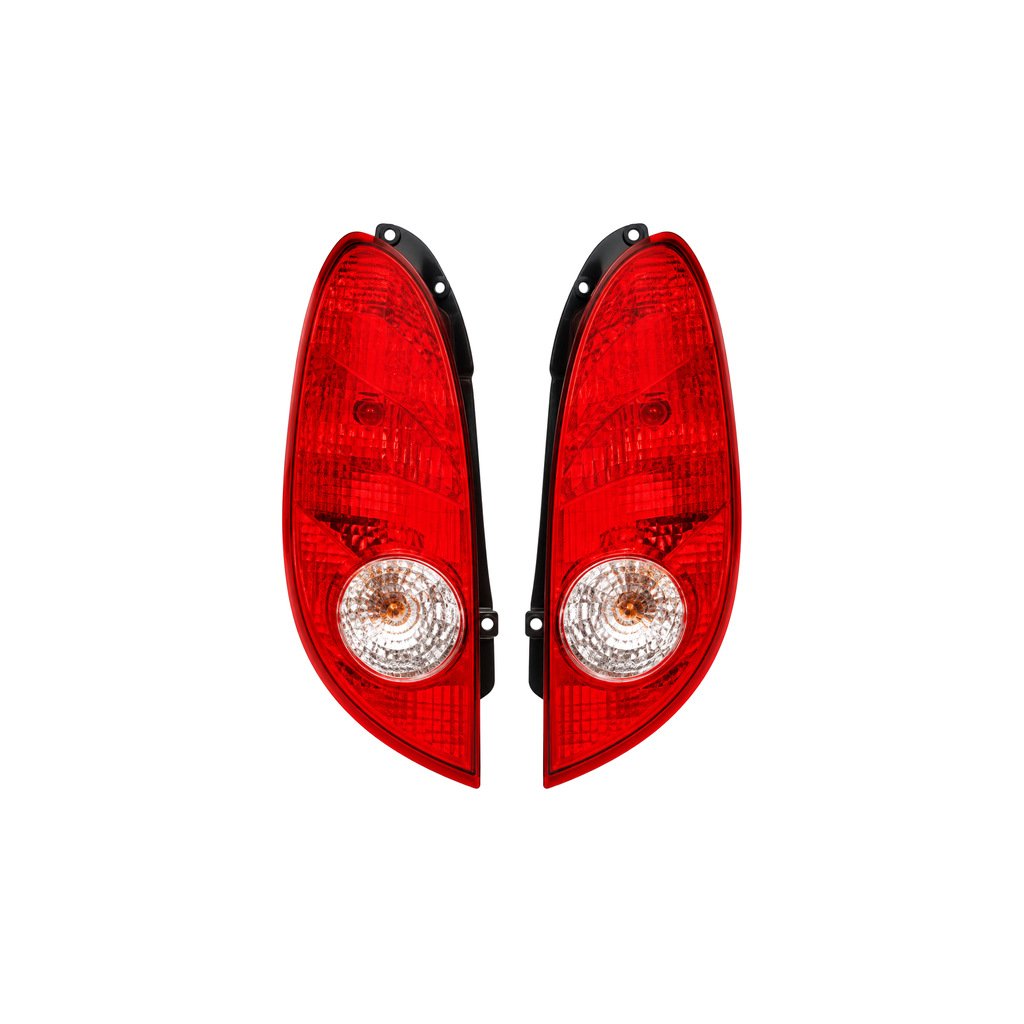 Tail Light Assembly - Karry YO-PAI / Karry YO-V / Karry YO-YA / Karry K50 Q26 - Slender Oval Outline Tail Light Assembly - Karry YO-PAI / Karry YO-V / Karry YO-YA / Karry K50 Q26 - Slender Oval Outline