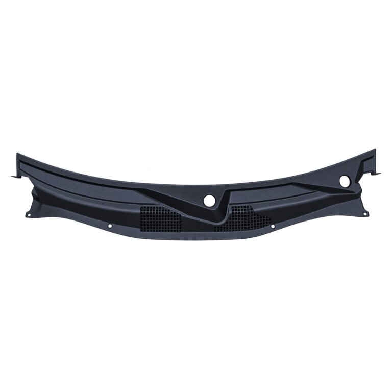Compass cowl vent panel with shallow V-shaped outline, two round openings and two separated lower mesh areas