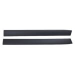 Two long Compass front door mouldings with plain dark faces and tapered ends