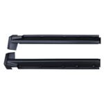 Two Compass front sill mouldings showing long inner channels, attachment features and shaped end returns