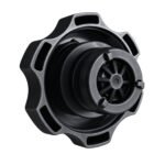 Coolant Reservoir Cap for Grand Cherokee, lobed grip around a stepped circular stem