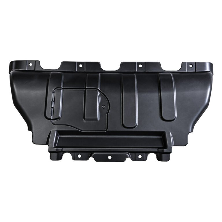 Engine Splash Shield for Grand Cherokee, broad ribs and an offset closed access panel