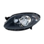 FIAT Palio 5D'02/SIENA 4D'02 / DOBLO'02-05 / PALIO'05/IDEA'04 / Palio '12 Black Headlight Assembly
