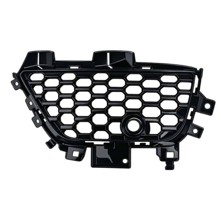 Fog Lamp Bezel for Grand Cherokee, open mesh cells within a gloss-finish frame
