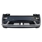 Front Bumper Assembly for Grand Cherokee, bright corner surrounds and lower crosswise strip