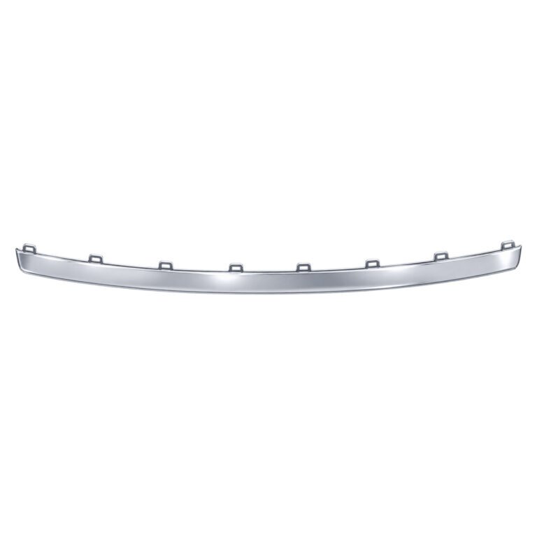 Front Bumper Centre Moulding for Grand Commander K8, slim chrome strip following a shallow arc