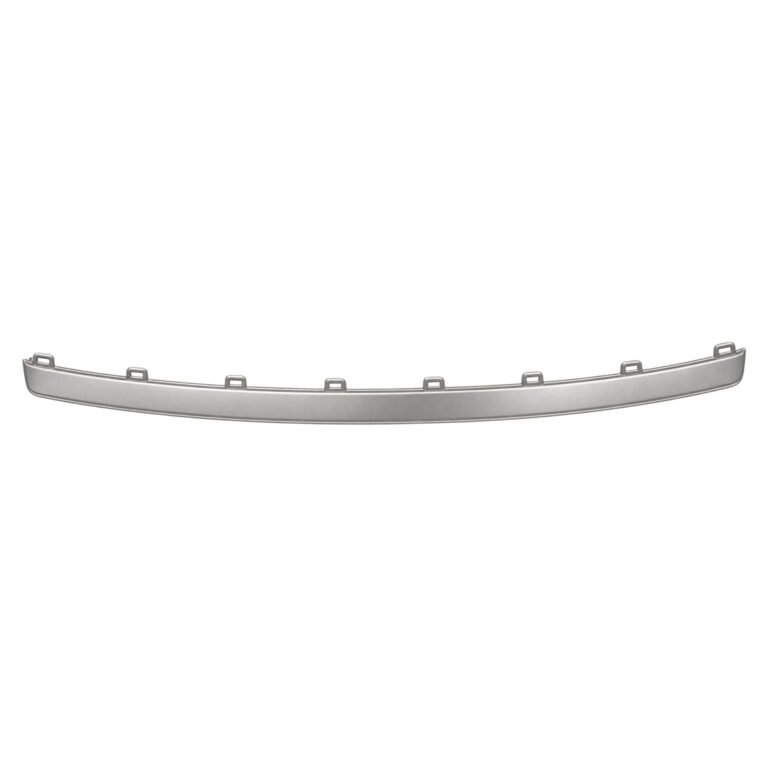 Front Bumper Centre Moulding for Grand Commander K8, gently bowed centre strip with a plain narrow face