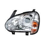 Headlight Assembly - Great Wall Fengjun 3 - Open Reflector Bowl and Amber Side Band