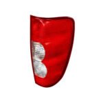 Tail Light - Great Wall Fengjun 3 - Curved Red Lens with Side Clear Sections