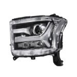 Headlight Assembly - Great Wall Xuanli / Diamond Cannon / Poer - Square Outline with Round Inner Ring