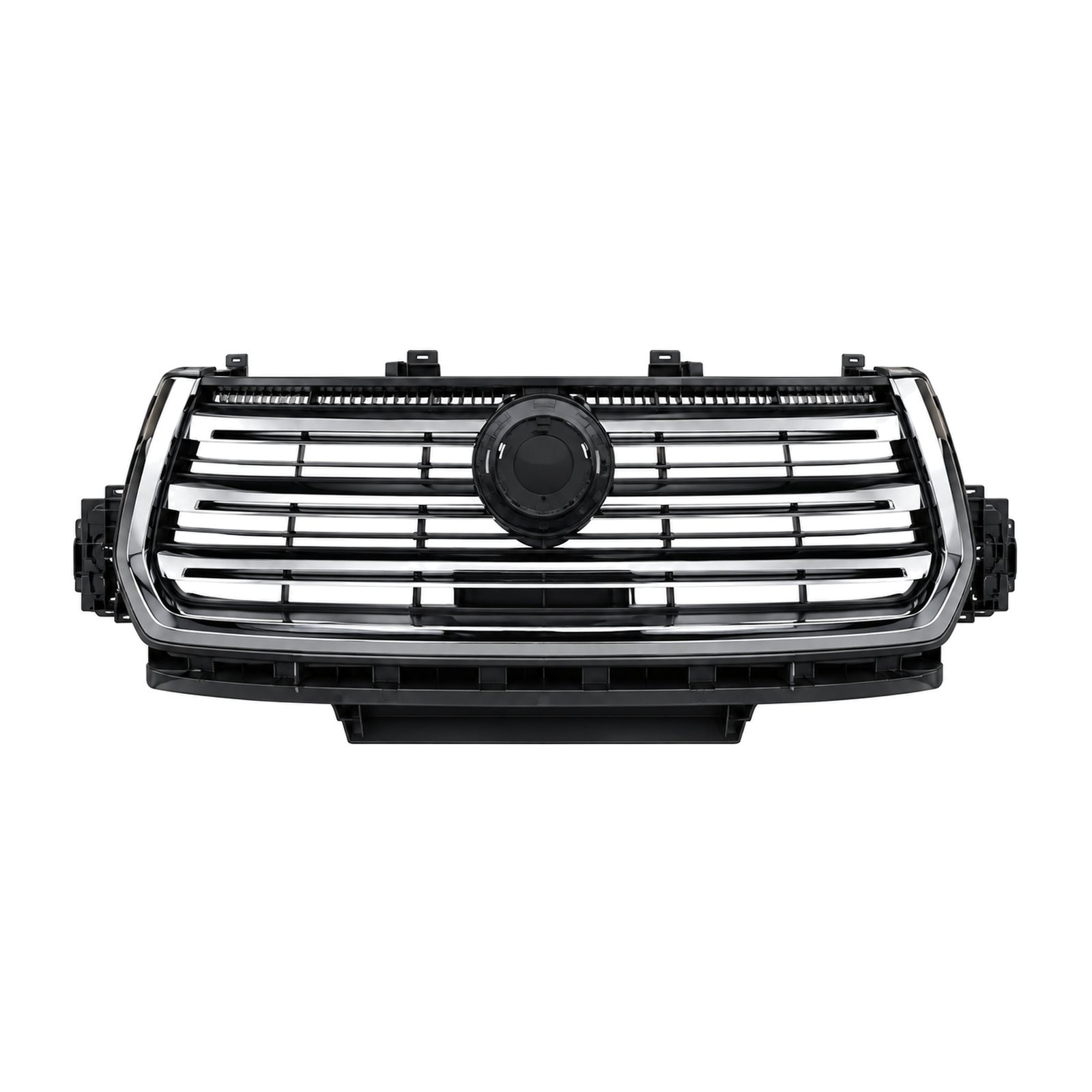 Grille with Bright Trim - Great Wall Xuanli / Diamond Cannon / Poer - Horizontal Bar Face Grille with Bright Trim - Great Wall Xuanli / Diamond Cannon / Poer - Horizontal Bar Face