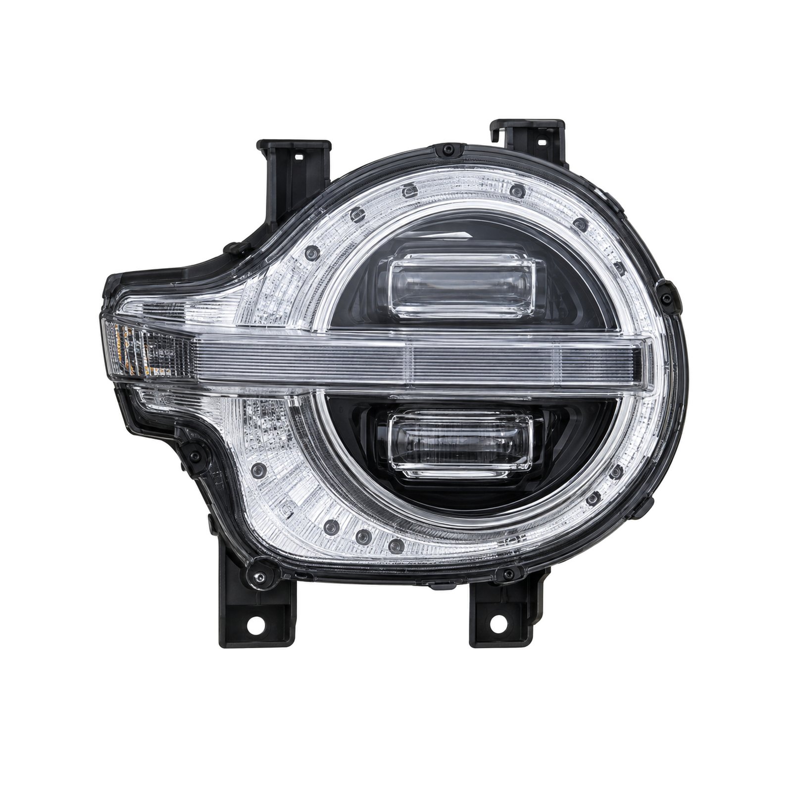 Headlight Assembly - Great Wall Poer / Poer Commercial / Tank 300 - Circular Face with Horizontal Centre Bar Headlight Assembly - Great Wall Poer / Poer Commercial / Tank 300 - Circular Face with Horizontal Centre Bar