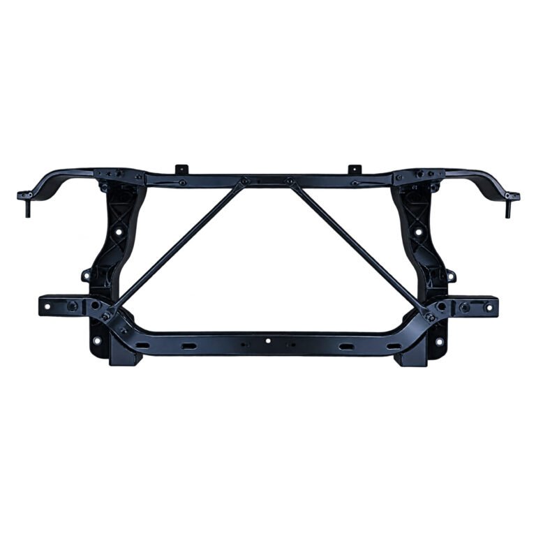 68617362AA Jeep radiator support frame with two diagonal braces, upright side sections and slotted lower crossmember