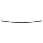 Slender bright lower rear bumper trim for Jeep Cherokee 2019 with a shallow curve, tapered ends and small upper tabs
